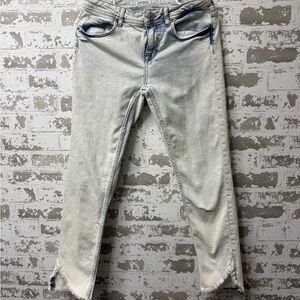 Zara Washed Denim Jeans